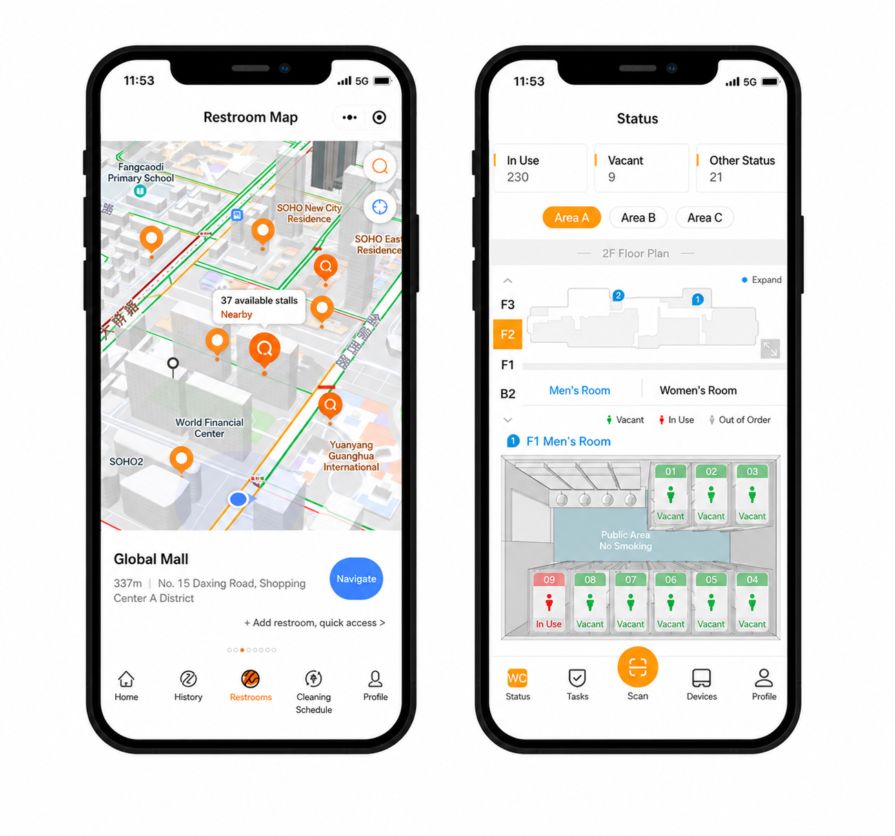 Restroom Navigation App